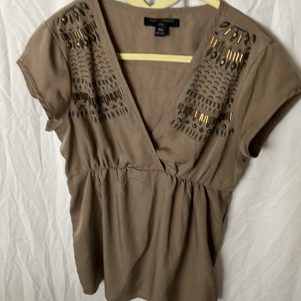 Banana Republic: Lightweight Geometric pattern top- PXS